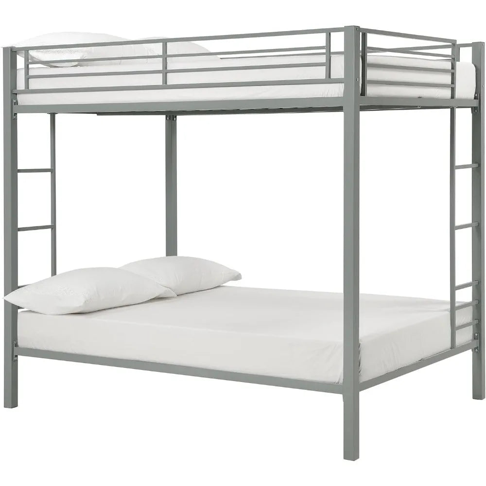 Full Size Kids Metal Bunk Bed Frame