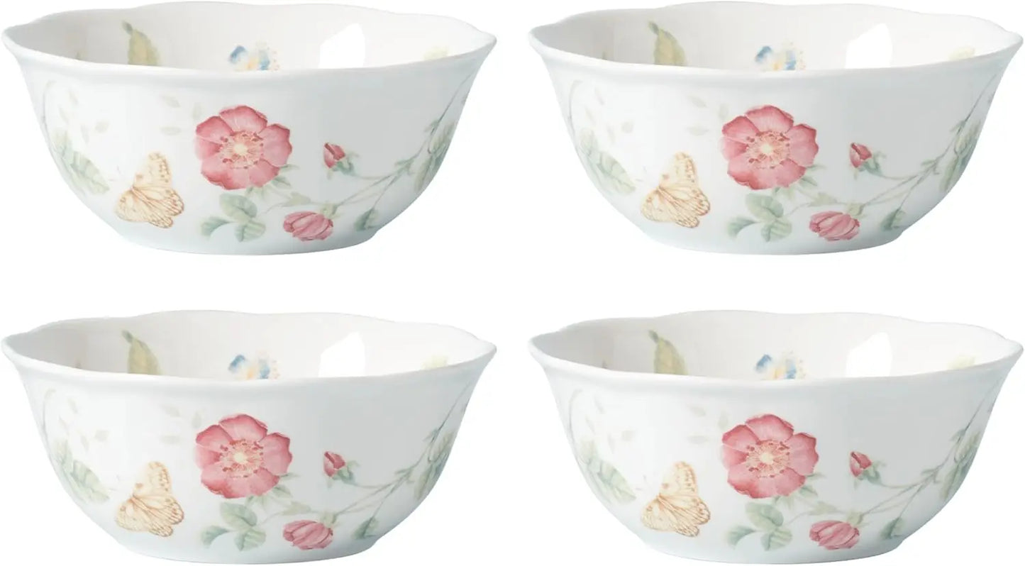 Ceramic Butterfly Meadow 28-Piece Dinnerware Set