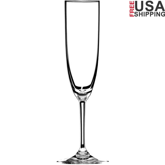 Set of 6, Vinum Elegant Design Champagne Glasses