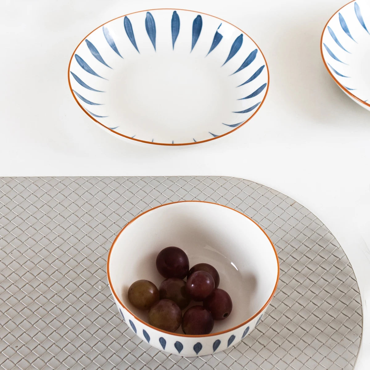 8 Piece Japanese-Style Ceramic Bowl Set