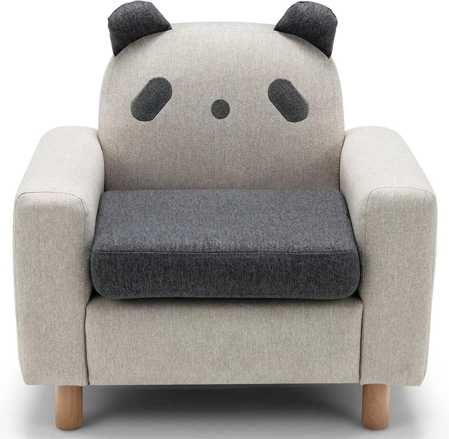 Cartoon Sofa Chair W/Wood Frame, Thick Cushion