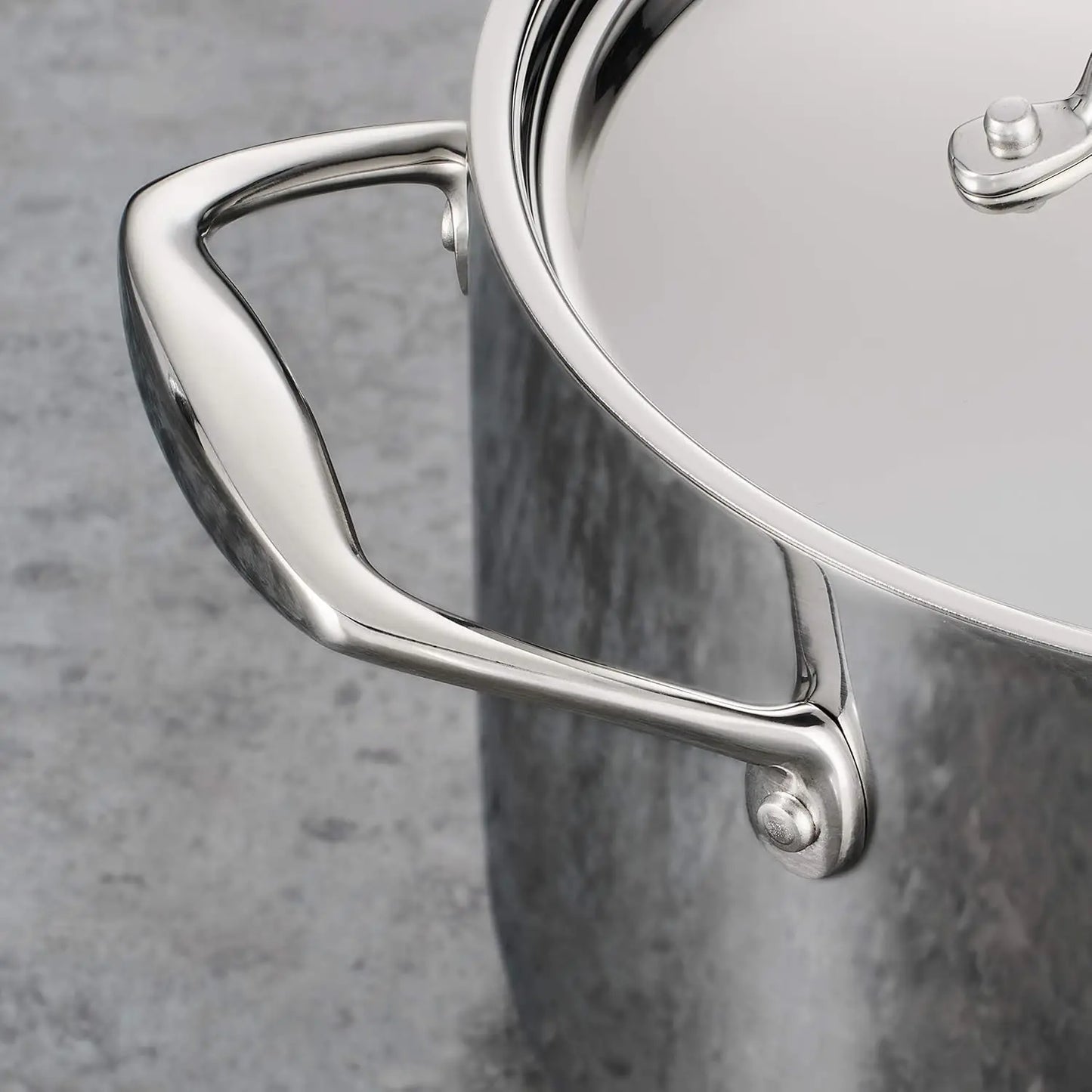 12-Piece Tri-Ply Clad Stainless Steel Cookware Set With Lids