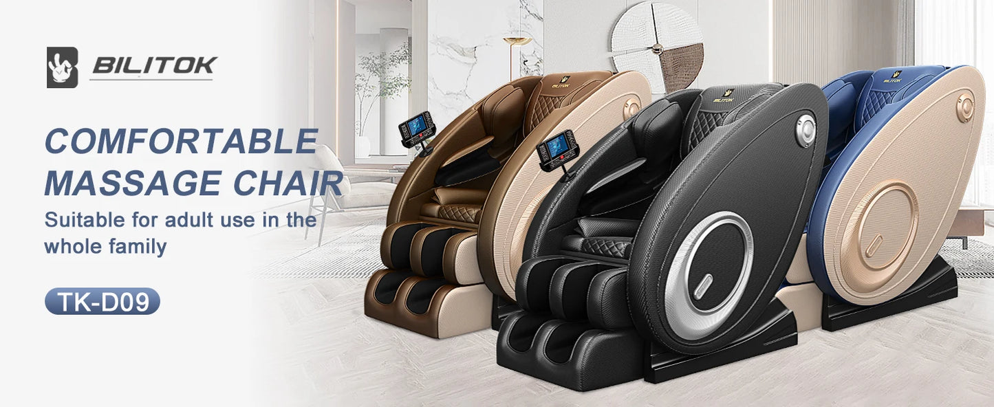 Massage Chair Recliner with Zero Gravity, Full Body Air Pressure, Easy to Use at Home