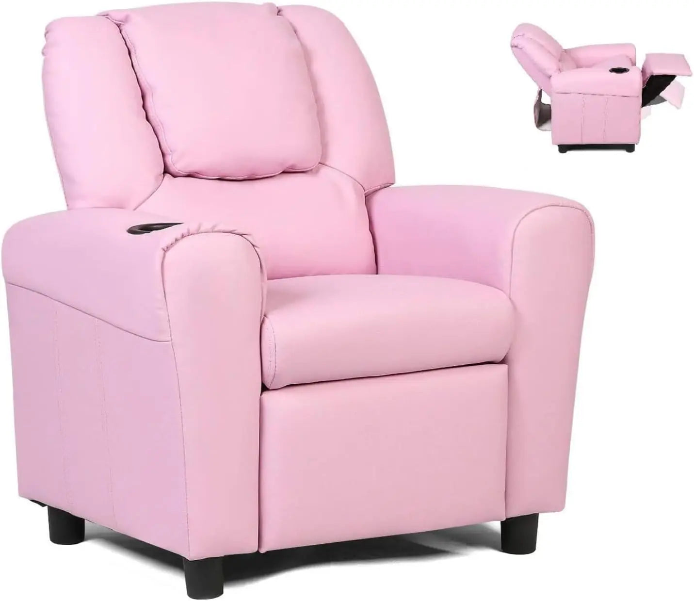 Comfort Corner Kids Recliner Chair with Cup Holder