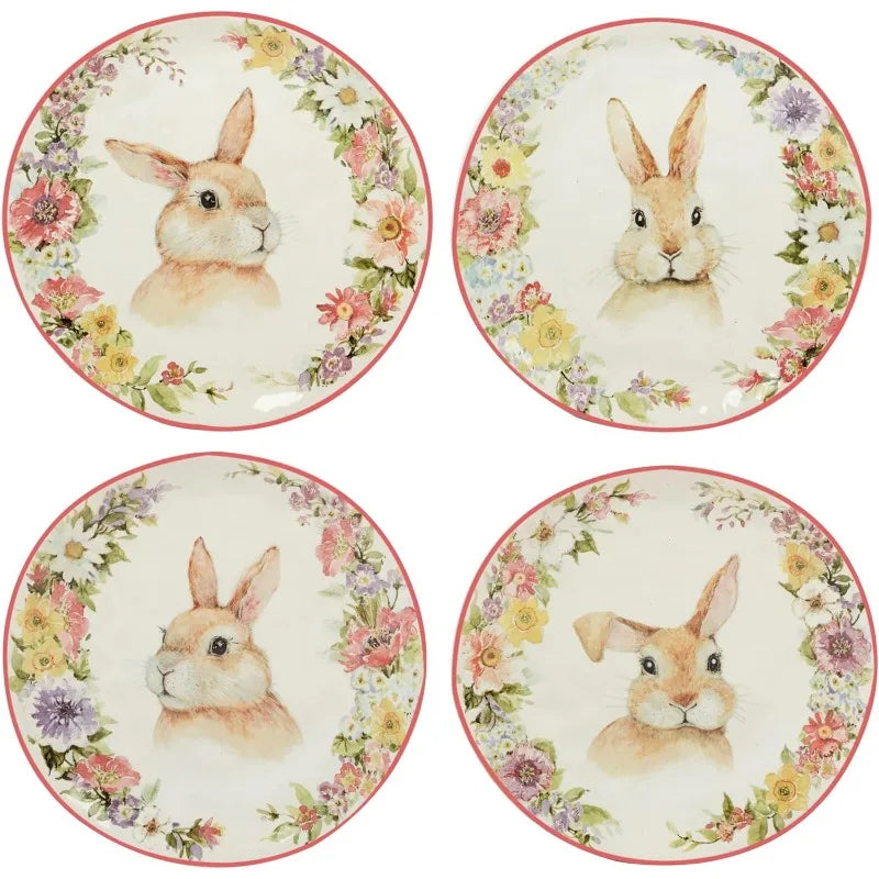 Easter Garden 16 pc Dinnerware Set, Service for 4