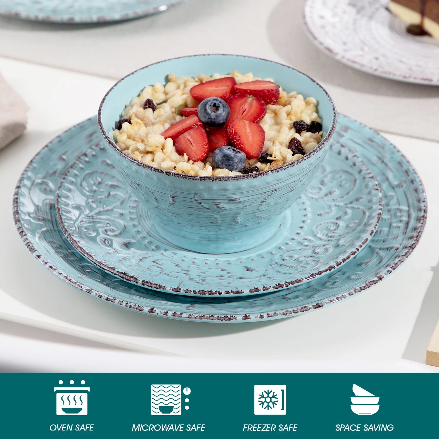 16/32/48 piece Stoneware Tableware Set