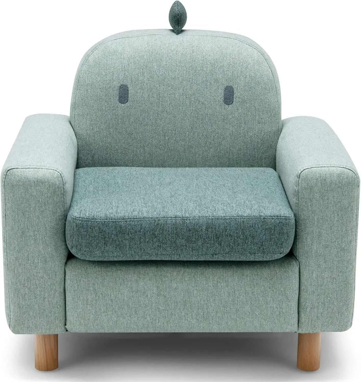 Cartoon Sofa Chair W/Wood Frame, Thick Cushion