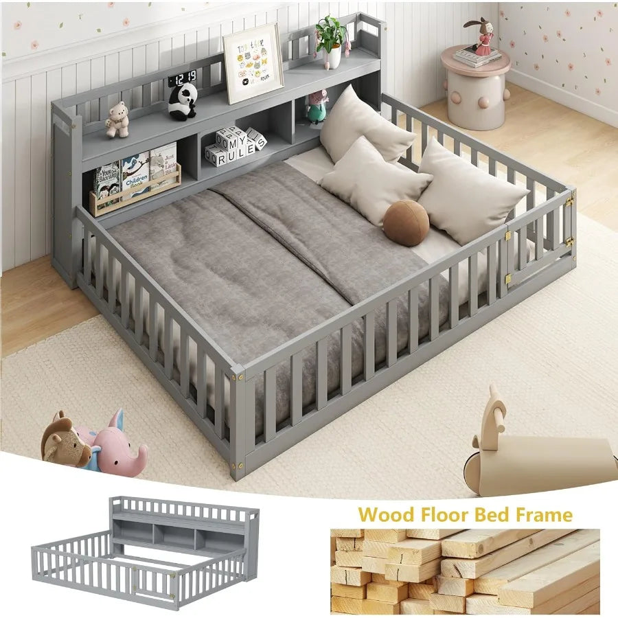 Twin Size Montessori Floor Bed