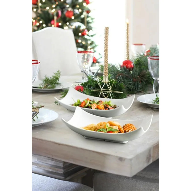 12-In Decorative Centerpiece Serving Platter