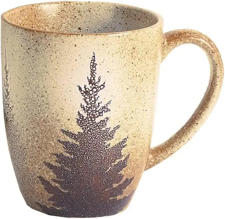 Ceramic 16 Piece Forest Pine Tree Theme Dishware Set