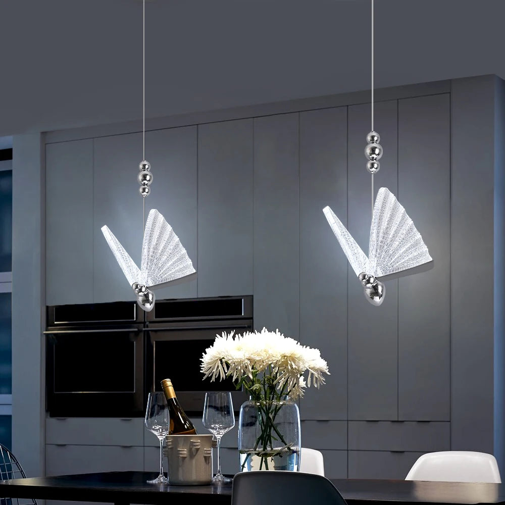 Modern LED Butterfly Pendant Chanderlier