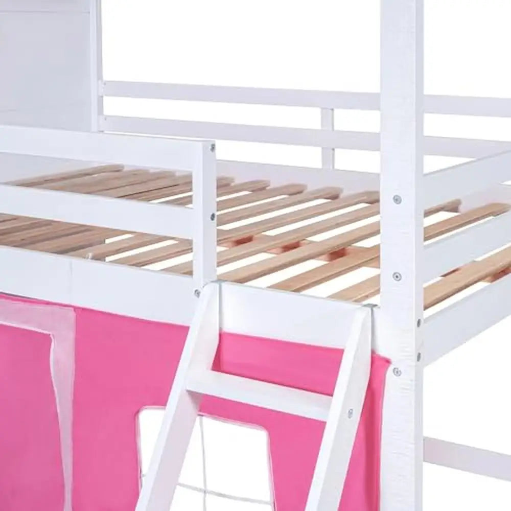 Twin Over Twin Loft Bed Creative Design Storage