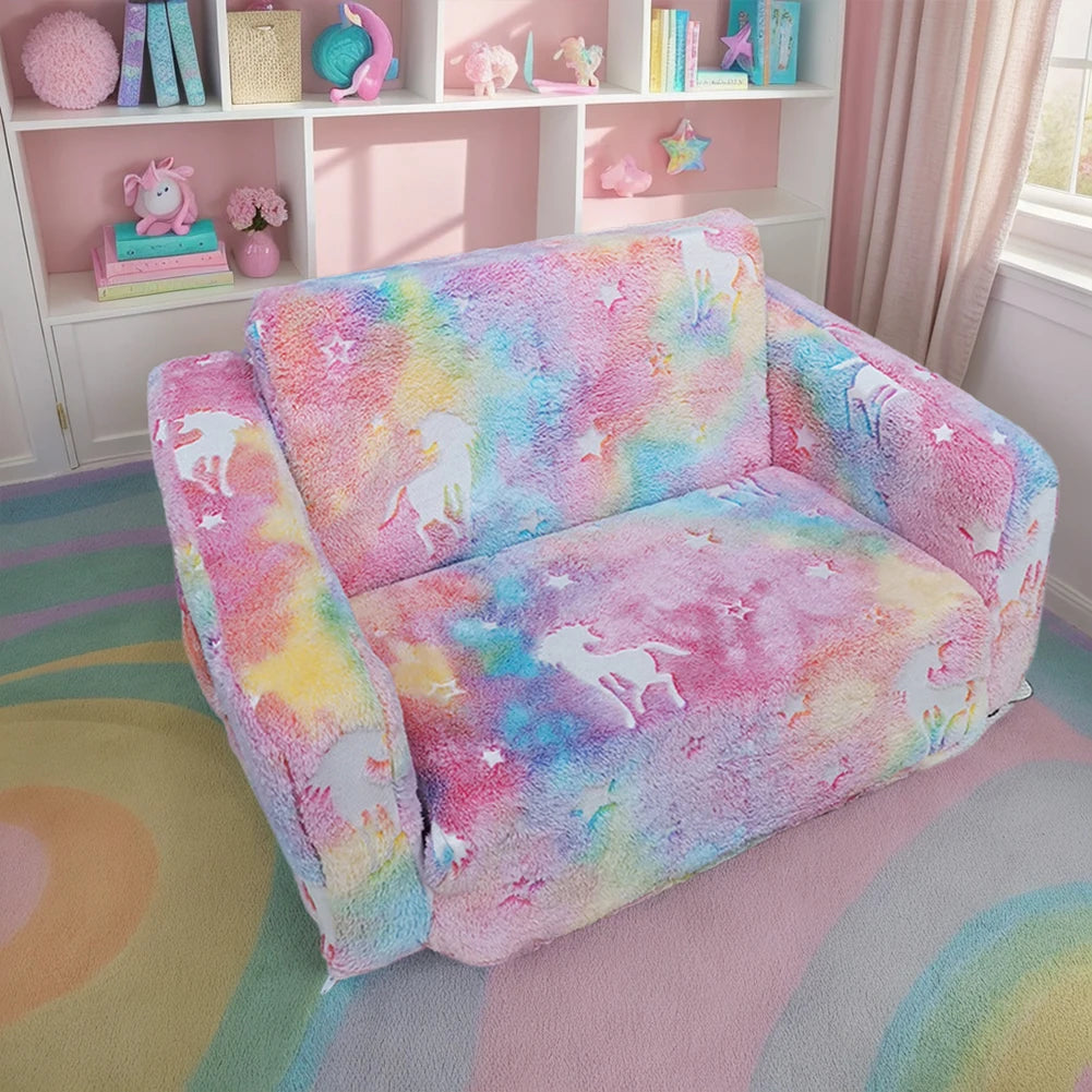 2-in-1 Folding Cute and Lazy Sofa