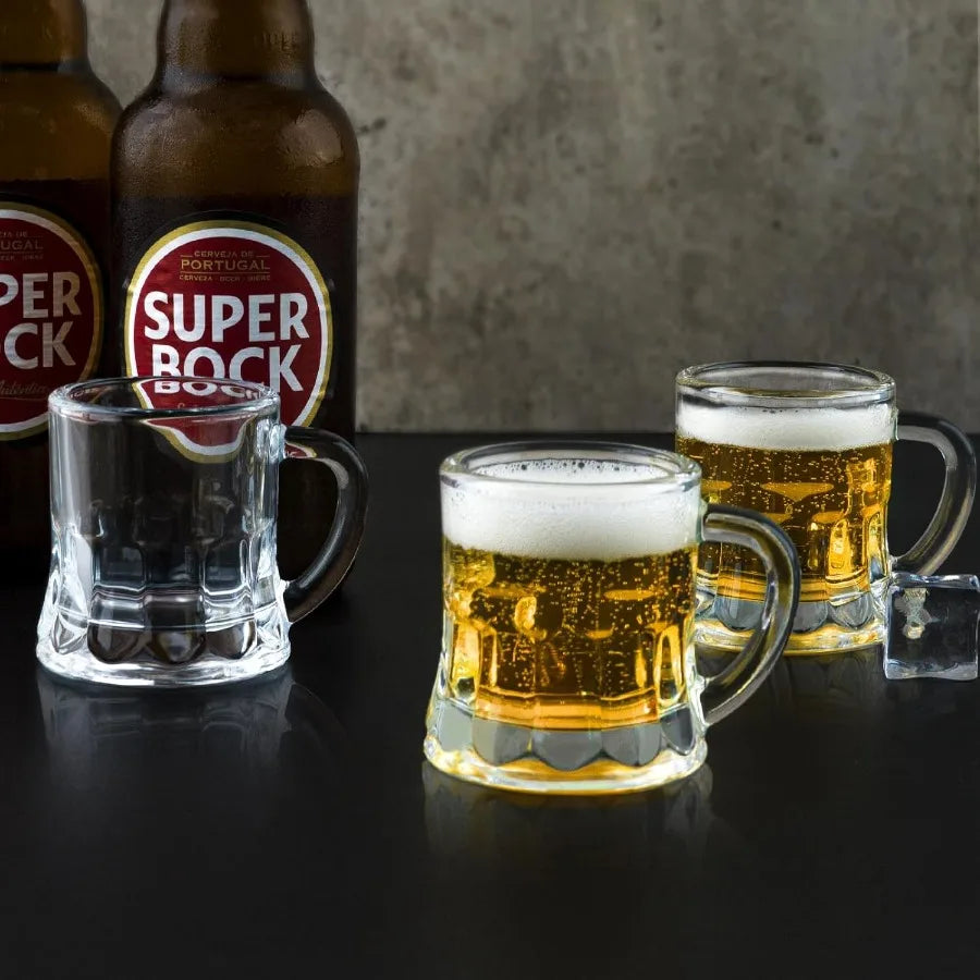 40 Pcs Real Glass 1 Oz Shot Glasses with Handles