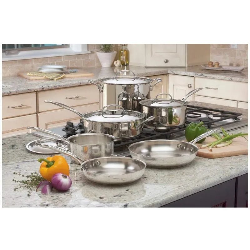 Chef's-Classic-Stainless Collection, Cookware Set