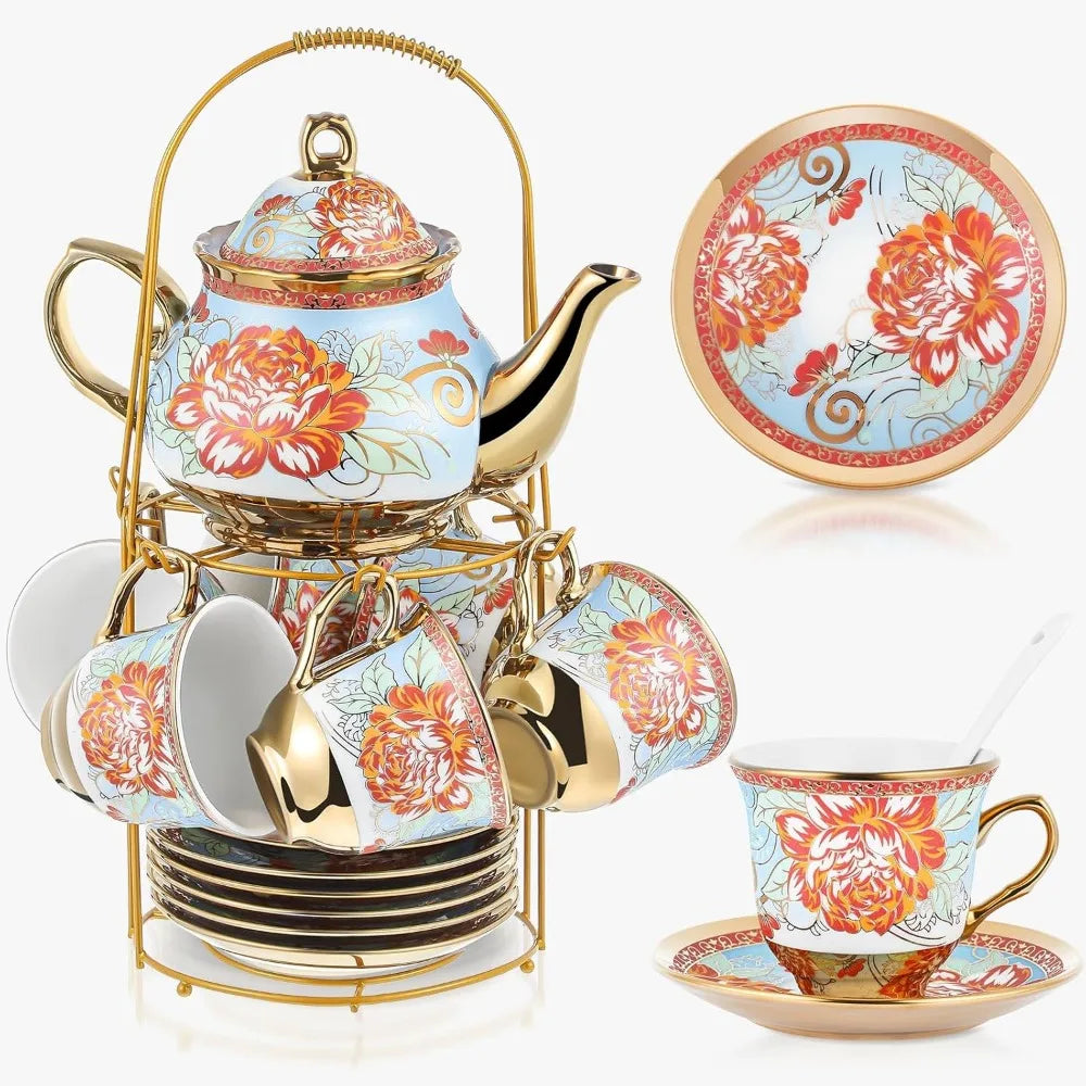 European Ceramic Tea Party Set