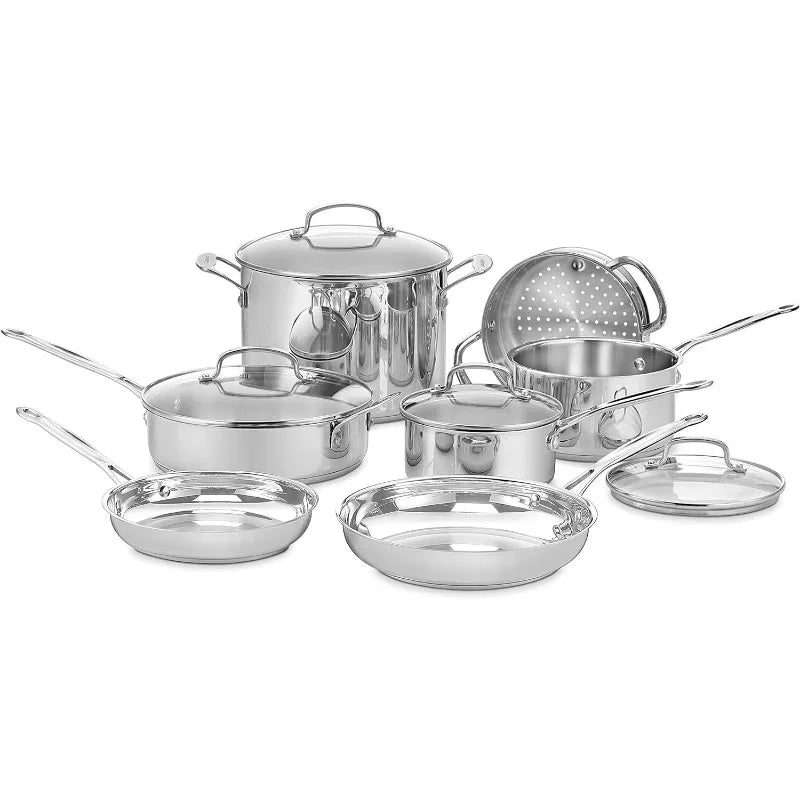 Chef's-Classic-Stainless Collection, Cookware Set