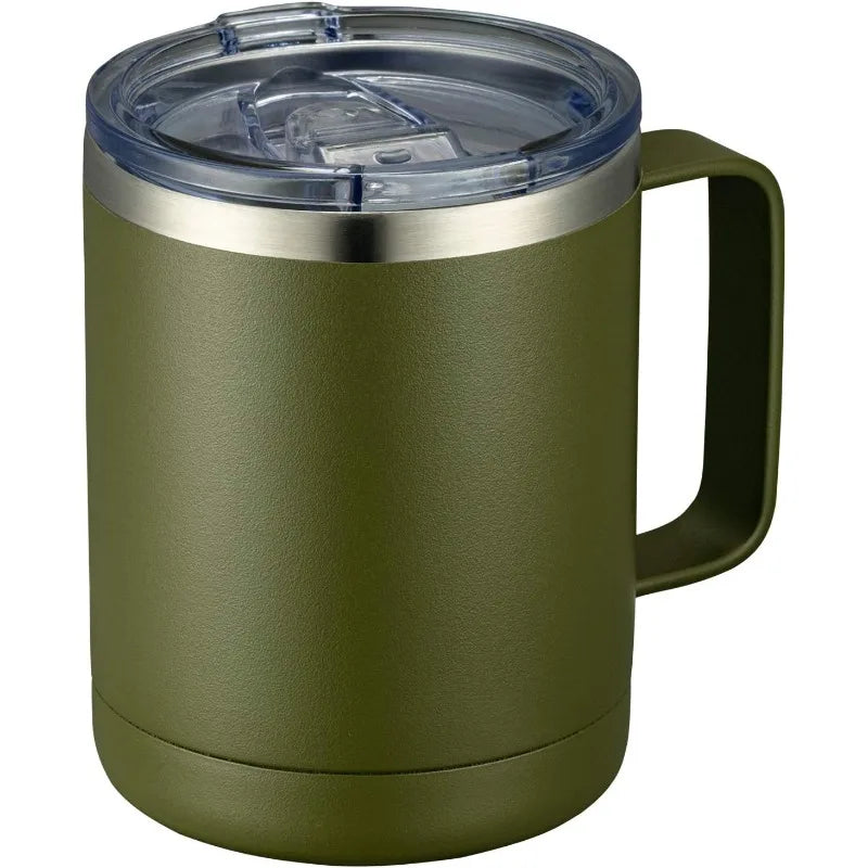 12oz Stainless Steel Insulated Coffee Mug With Handle