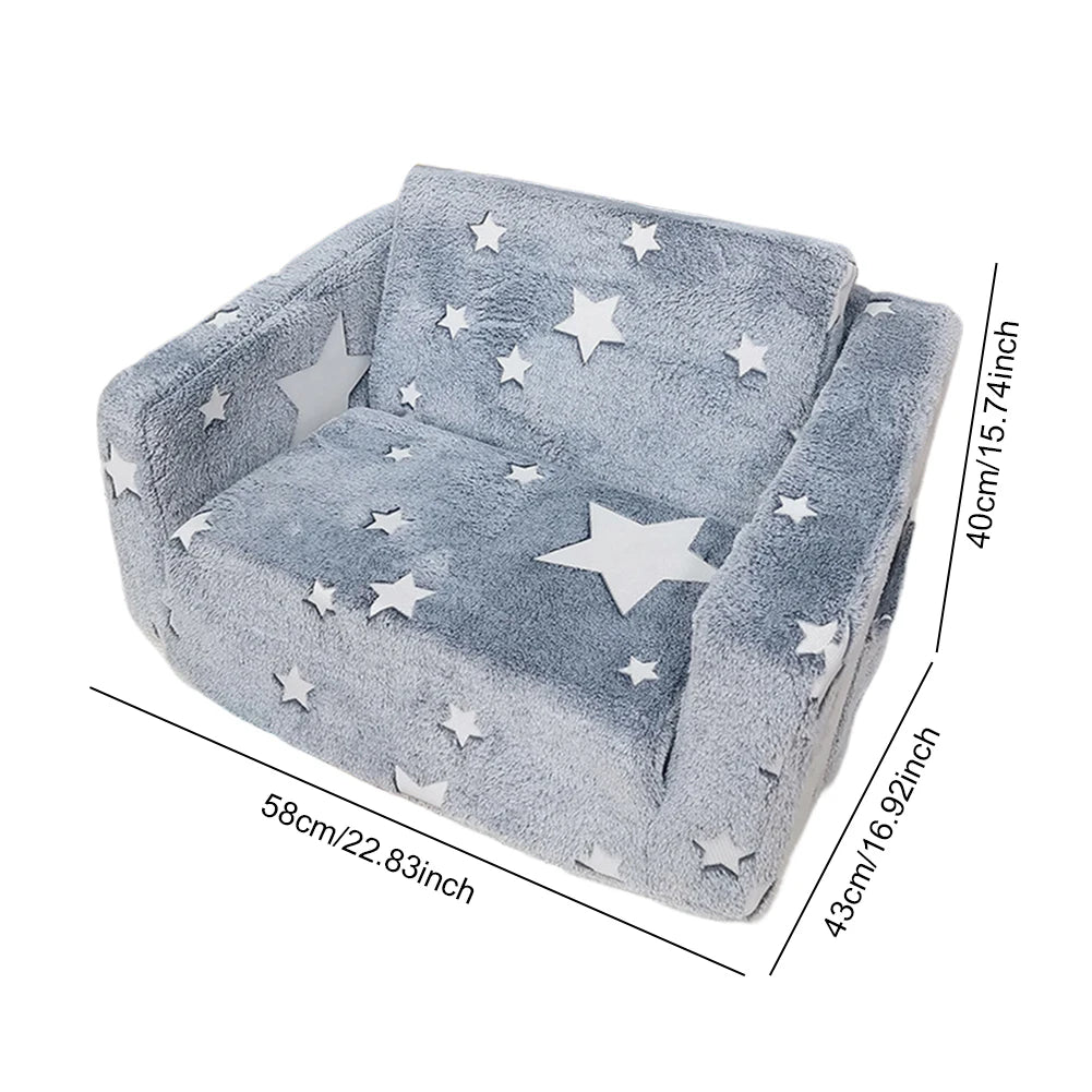 2-in-1 Folding Cute and Lazy Sofa