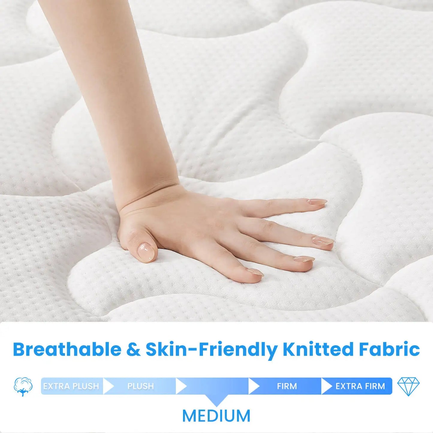 Medium Firm Hybrid Mattress with Gel Memory Foam