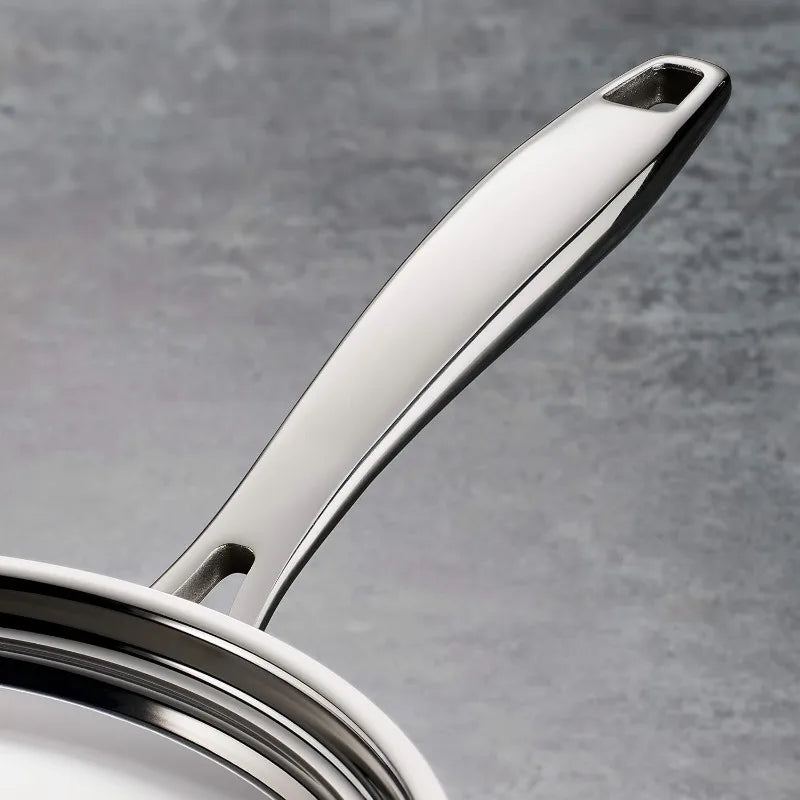 Tramontina 12-Piece Tri-Ply Clad Stainless Steel Cookware Set