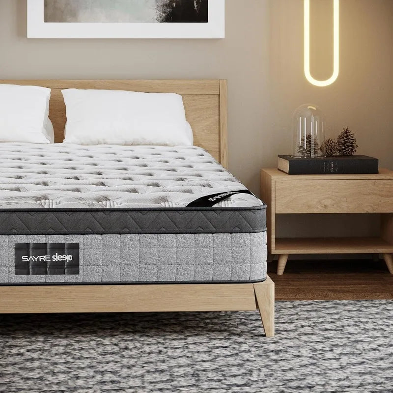 Cooling Gel Memory Foam Pocket Springs Hybrid Mattress in a Box