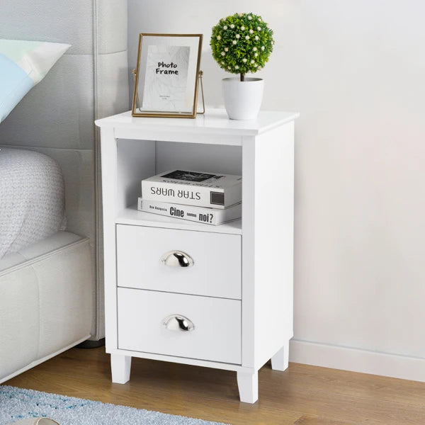 40*30*63cm White Bedside Table