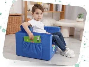 Toddler's Fold Out Sofa Bed/ Flip Out Convertible Lounge Chair