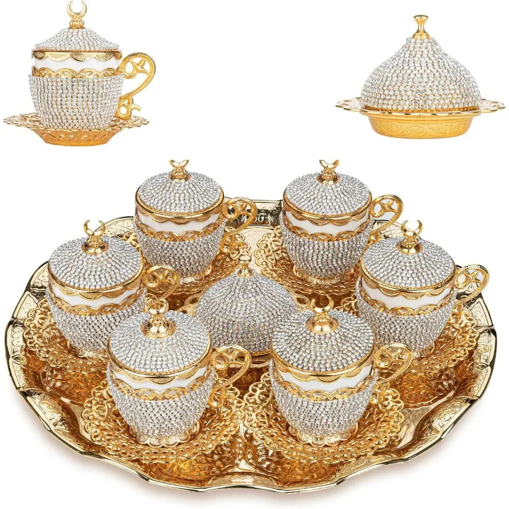 27 Pc Turkish Coffee Cup Set