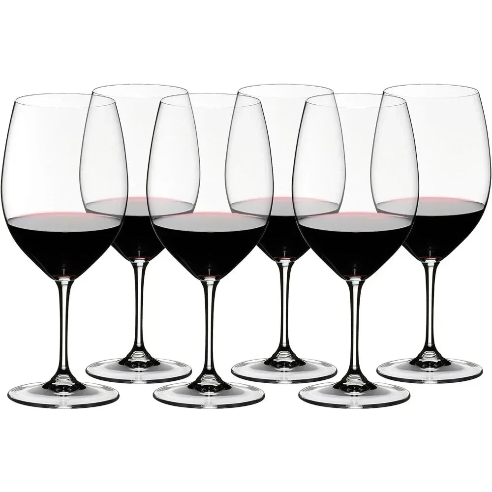 Bordeaux/Merlot/Cabernet Wine Glasses Pay for 6 Get 8 Luxury Crystal Cups 21.52 Ounce Glass