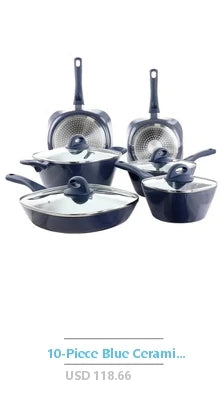 18 Piece Nonstick Stainless Steel Cookware Set