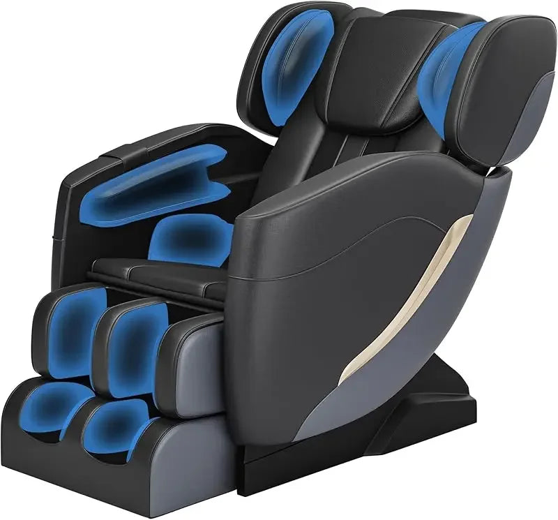 Full Body Zero Gravity Chair with Auto Modes, 8 Fix Point Rollers, Bluetooth, Foot Massage, Heating Function