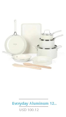 12PC Nonstick Granite Premium Cookware Set