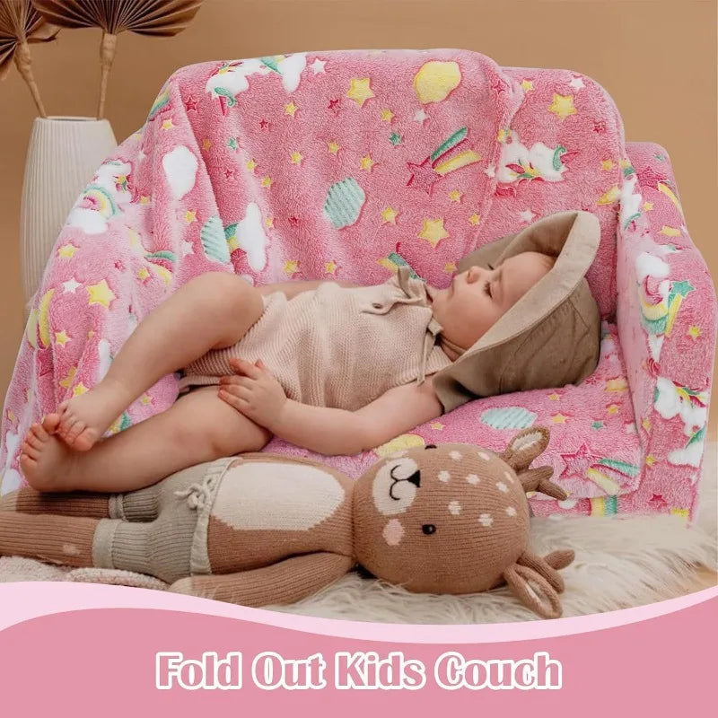 Comfy Baby Fold Out Convertible Sofa Couch