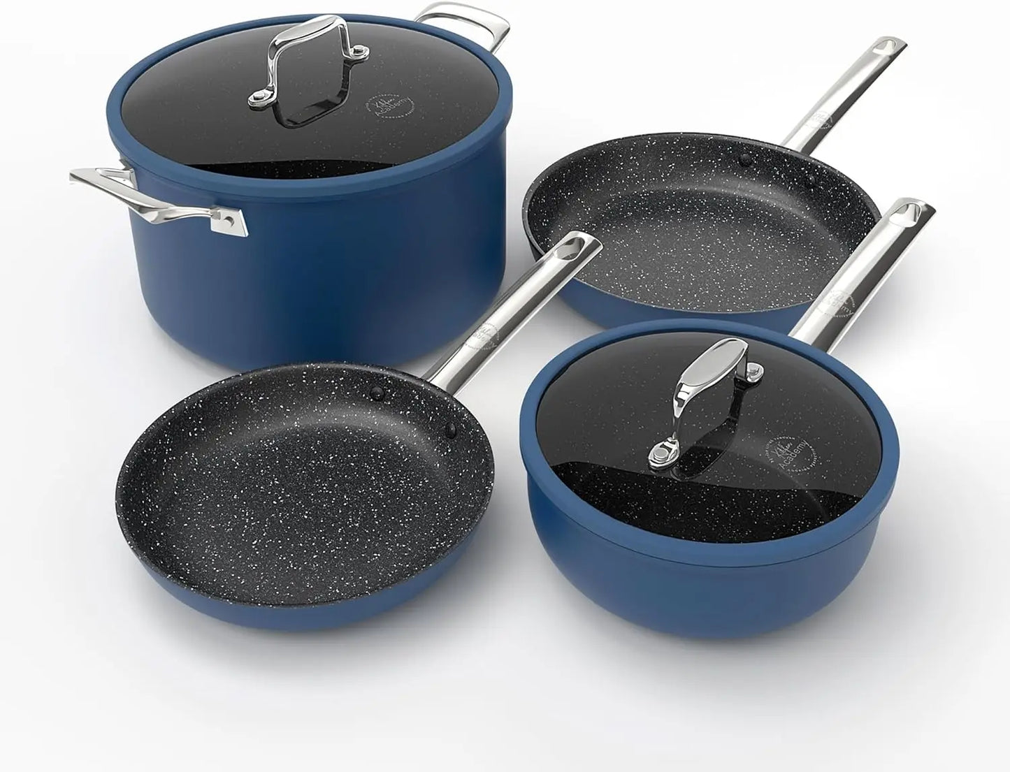 6 Piece Plasma Titanium Ceramic Nonstick Cookware Set