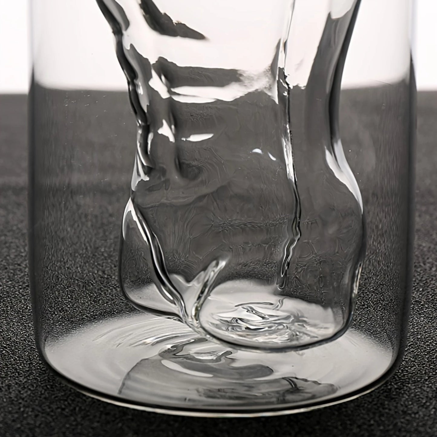 2pc Unique Shaped Glass Mug, 200ml/6.7OZ