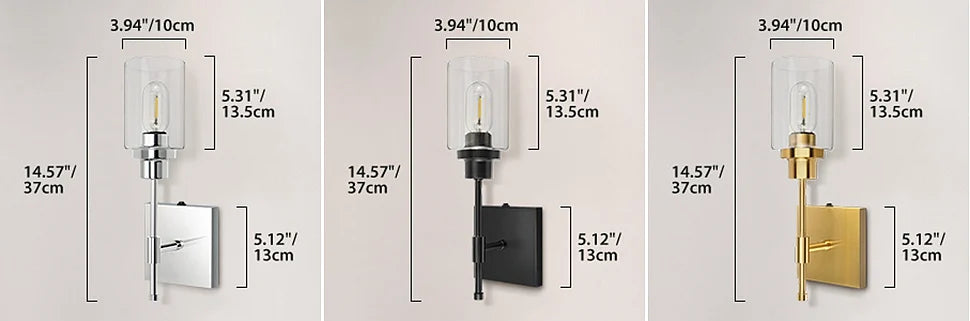 Rechargeable Battery Operated No Wired Wall Sconce