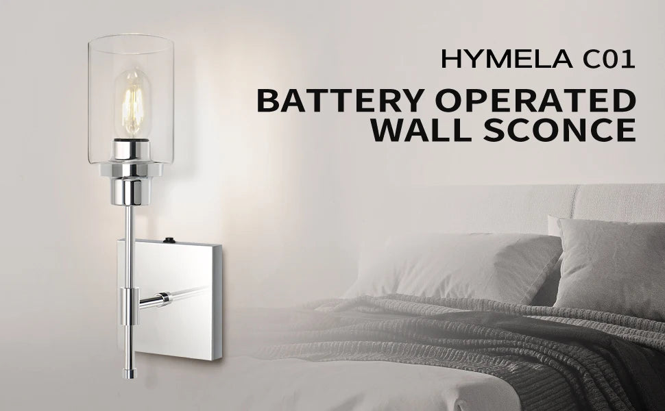 Rechargeable Battery Operated No Wired Wall Sconce