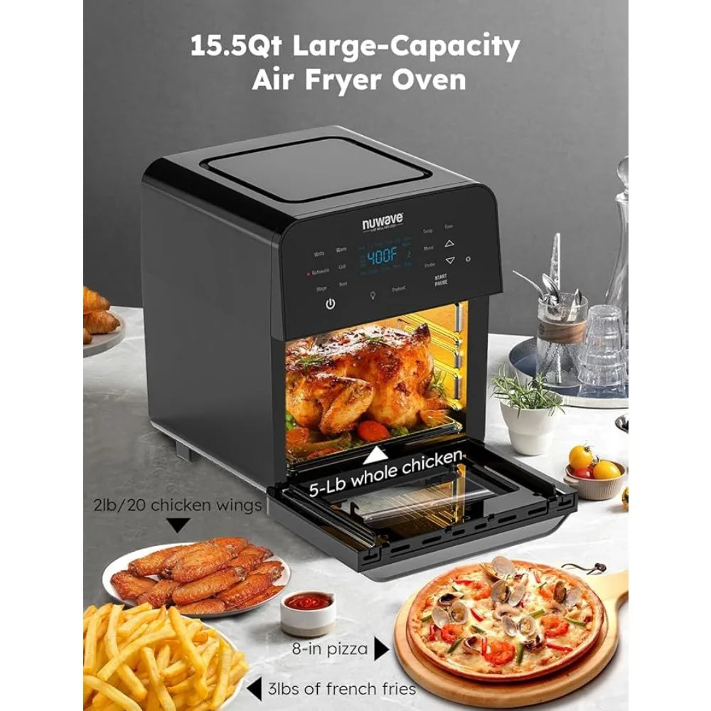 5.5Qt large family size, air fryer oven