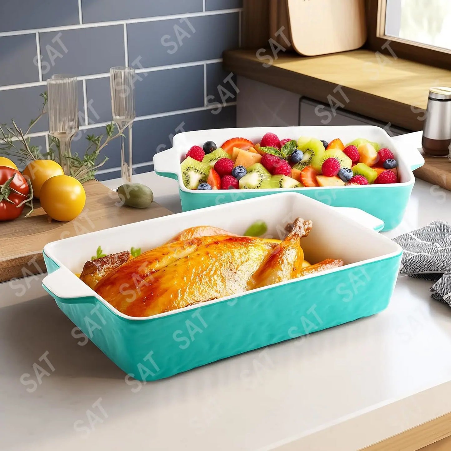 Deep Ceramic Bakeware Set