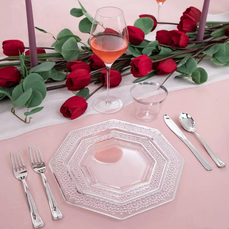 30-Guest Disposable Dinnerware Set