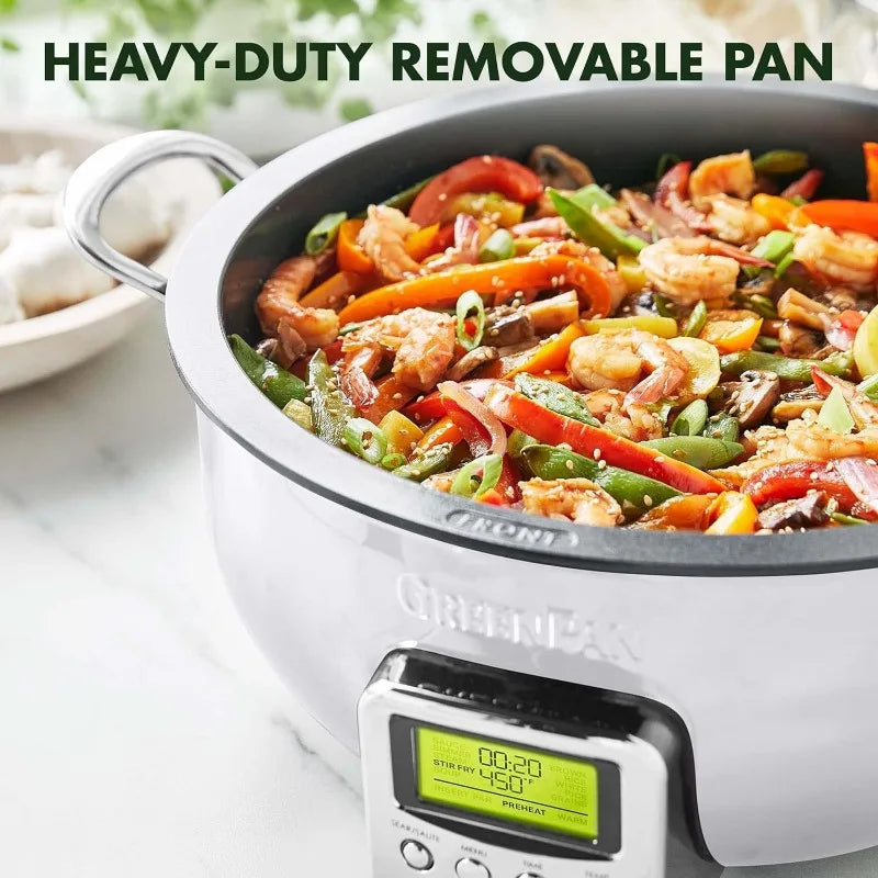 GreenPan Elite Essential Smart Electric 6QT Skillet Pot