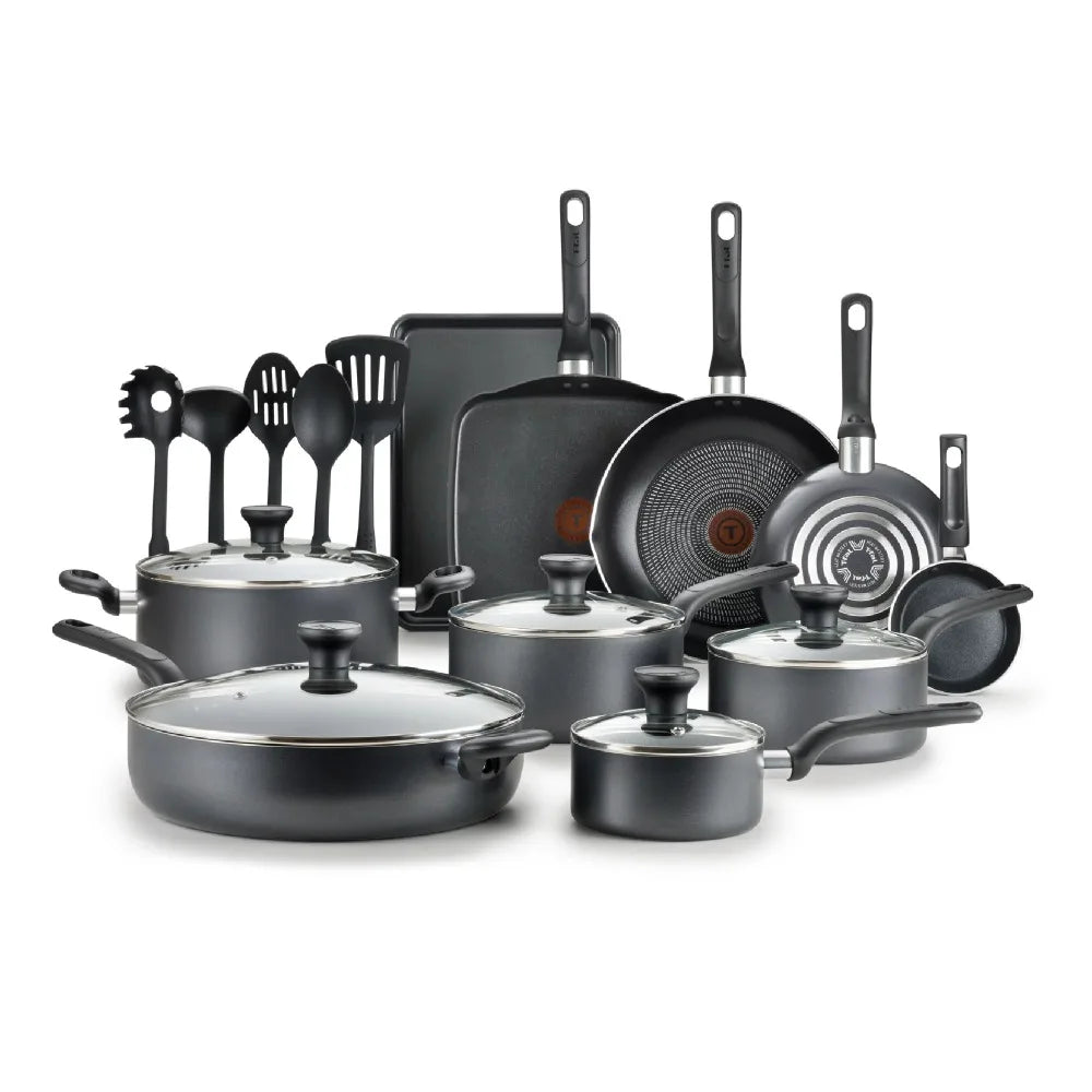 20 Piece Easy Care Nonstick Cookware Set