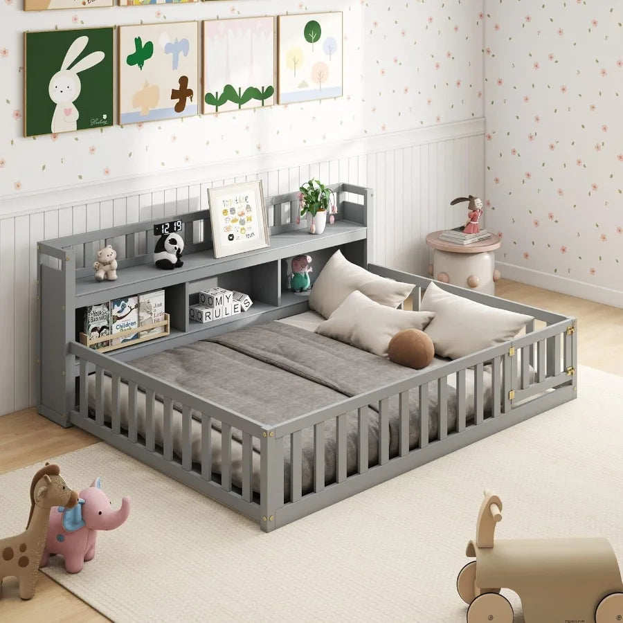 Twin Size Montessori Floor Bed