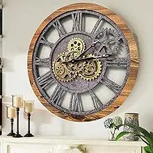 The Original Real Moving Gear Wall Clock (24 inch (60cm)