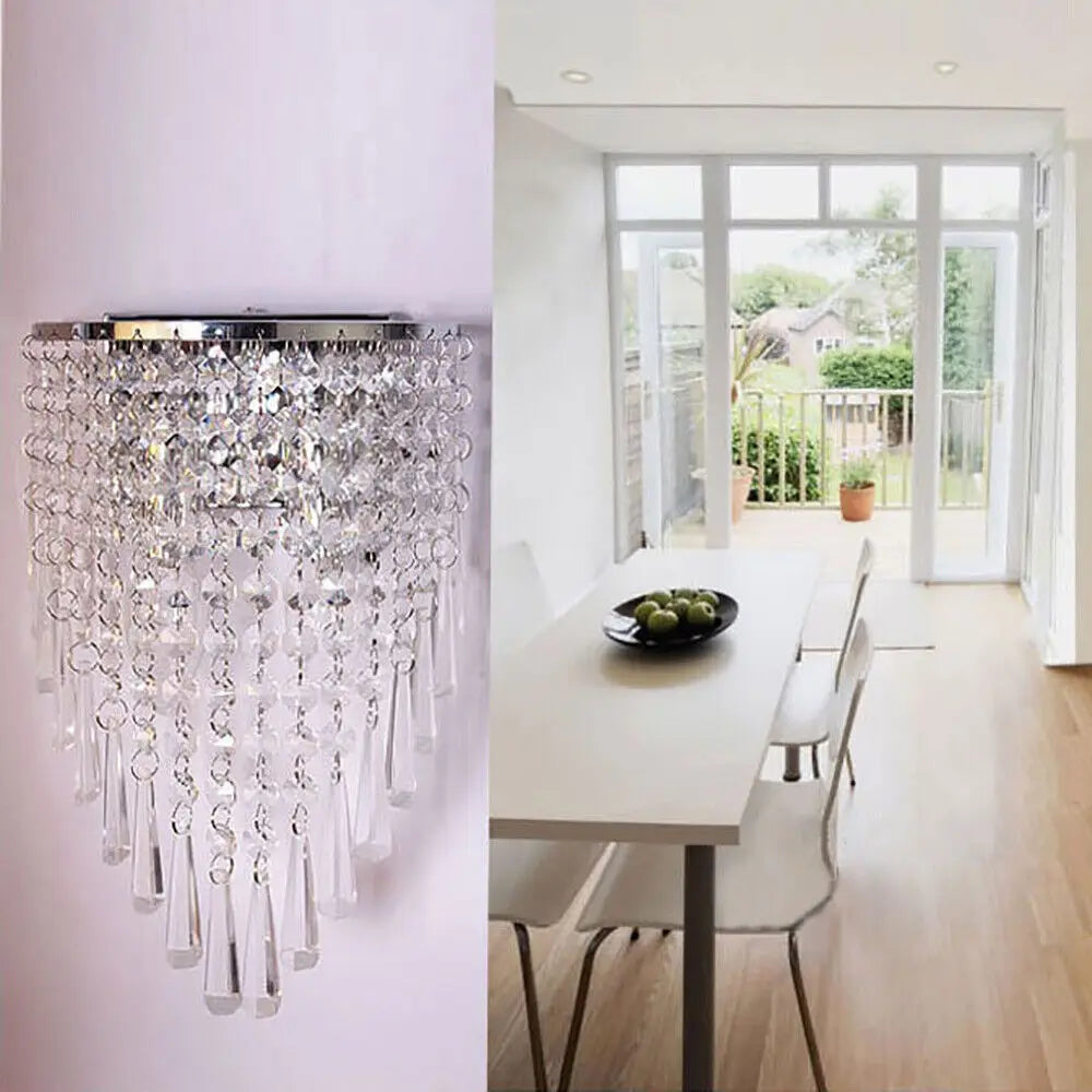 Modern Crystal Wall Lamp Sconce Home Decoration