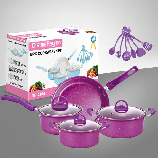 13-Piece Non-Stick Cookware And Utensil Set