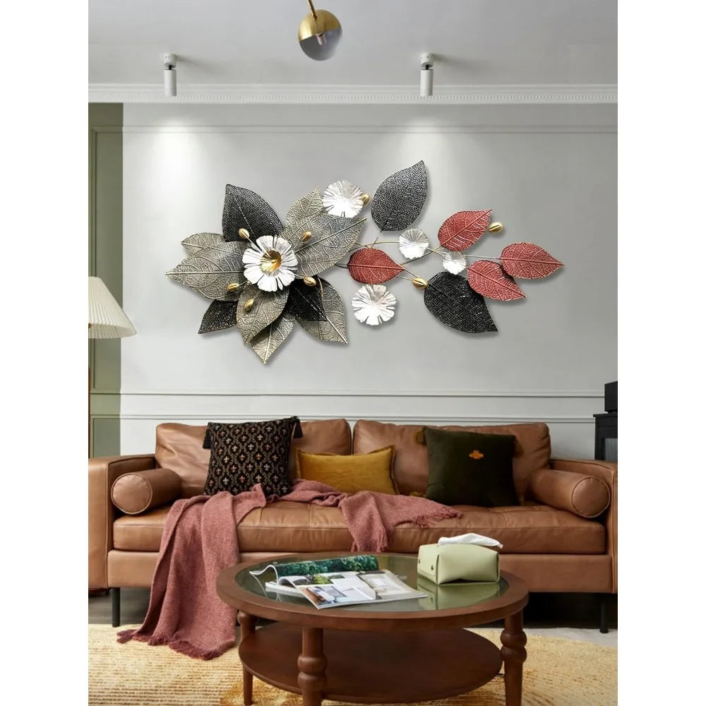 Stunning 3D Metal Flower Bohemian Wall Decor