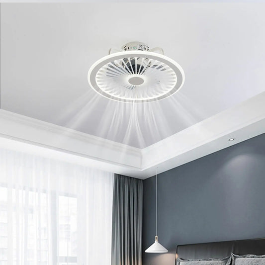 LED Dimmable Chandelier Ceiling Fan Light