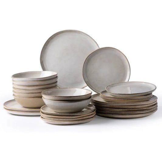 18 piece Handmade Ceramic Dinnerware Sets